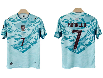 Ronaldo Portugal 2026 world cup away kit Half Sleeve jersey
