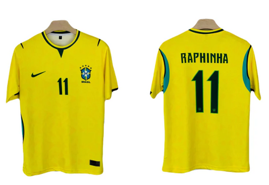 Brazil 2026 World Cup home kit Raphinha Half Sleeve Sublimation