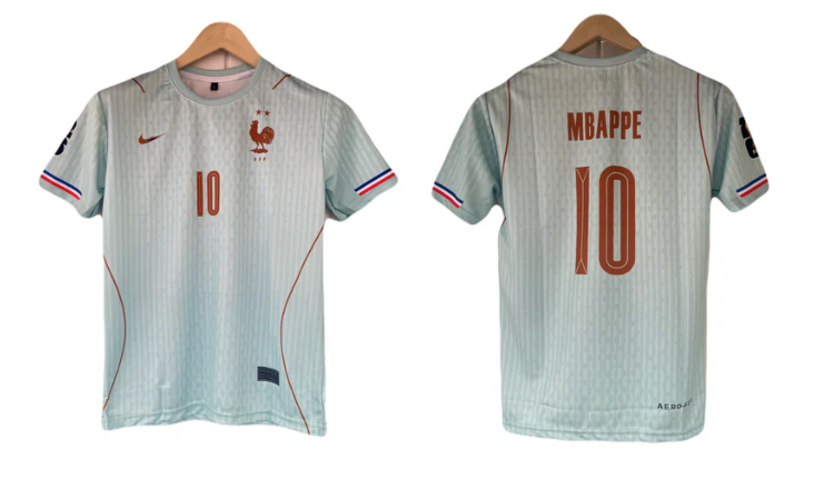 France 2026 World Cup Away kit Mbappe Half Sleeve Sublimation